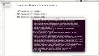 how to install node.js in ubuntu