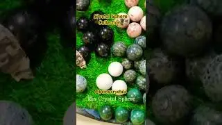 Crystal Sphere Collection #crystal #wholesale #gems #decor #gift #viral #sphere #stone #crystalball