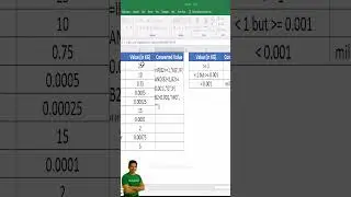 Excel Formula Tutorial KG &rarr; G &rarr; MG #excel #excelforbeginners #exceltips #exceltutorial #shorts