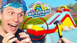 Neue SPRUNGSCHANZEN-RUTSCHE ist verr&uuml;ckt | Wasserpark Simulator