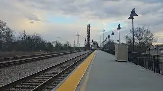 AMTK 153 pulling into Norfolk Station to terminate