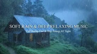 Soft Rain & Deep Relaxing Music for Deep Sleep 3 Hours of Peaceful Rain Ambience #relaxingmusic