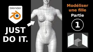 Modéliser une fille avec Blender : 1  Les références