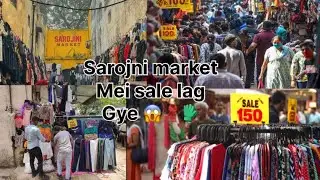 Sarojni market mei winter collection ki hui loot 🤩🤩🧣🧤par itna bhid kyu hai 😭