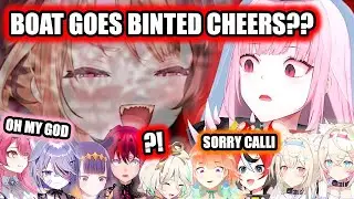 Everyone's reaction to Calli getting 𝑩𝑶𝑨𝑻 𝑮𝑶𝑬𝑺 𝑩𝑰𝑵𝑻𝑬𝑫 cheers at her own #CalliMoire concert...