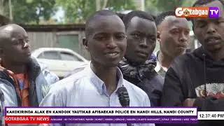 RESIDENTS AND ACTIVISTS CONDEMN THE POLICE BRUTALITY IN NANDI HILLS. CALLS FOR ACTION