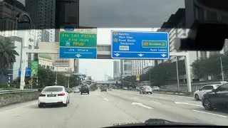 Perjalanan pergi ke tempat kitar semula jual barang lalu ke hospital ambil ubat