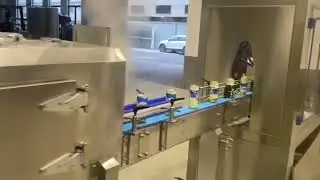 MPC-LS Automatic shrink sleeve labeling machine for tin can