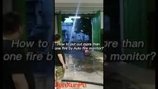 Smart auto fire sprinkler put out fire testing video