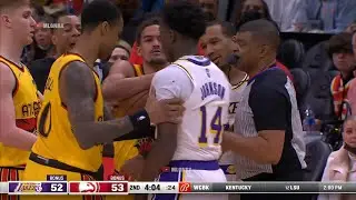 Trae Young acting like he can fight anyone | Lakers vs Hawks