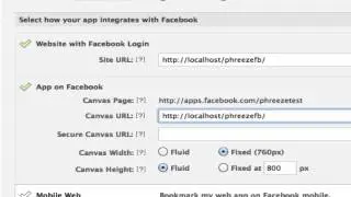 Phreeze Facebook Example - Part 1