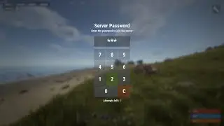 Rust Server Password Plugin - Lock Your Server with a Keypad UI