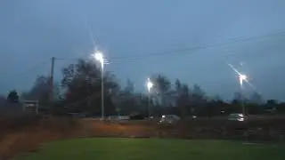Driving From Dunnington, Warwickshire Through Radford To Flyford Flavell, Worcestershire, England