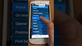Samsung Galaxy S3 I9300 Notification Sounds Android