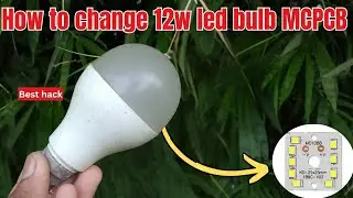 12W LED Bulb MCPCB Repair | LED Not Working? Fix It Easily!