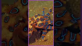 Blauring-Oktopus 🐙 #octopus #animals #nature