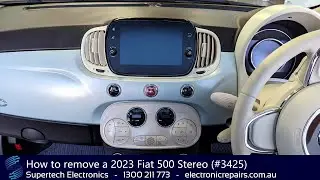How to remove a 2023 Fiat 500 Stereo (#3425)