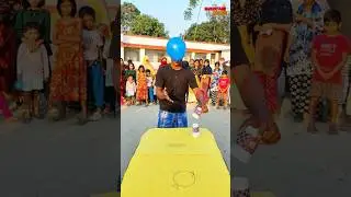 Balloon উড়িয়ে গ্লাস এর পিরামিড করা🎄| Amazing Village Games 🎅 #manobotaralo #villagegames
