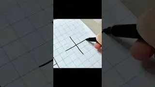 3D Star Drawing With + || #art #shorts