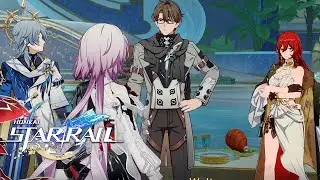 Evernight March 7th Pranks Himeko & Welt Cutscene | Version 3.7 Story Clip | Honkai Star Rail