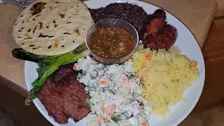 Churrasco o carne asada estilo honduras