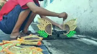 Proses Pemasangan Dekorasi Lembu Ireng (MINIATUR)