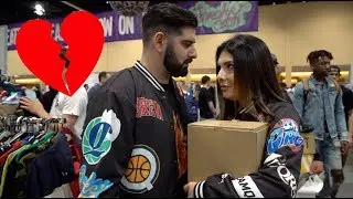 OUR FIRST FIGHT ON CAMERA (SNEAKERCON BREAK UP CLICK BAIT)
