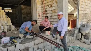 Implementing block and corner installation using the nomadic engineer method