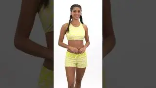 Sporti Active Coral Bloom High Neck Crop Bikini Top | SwimOutlet.com