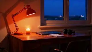 Late Night Lo-Fi Beats 🌙 Cozy Desk, Candlelight & Chill Vibes to Relax, Study, Focus