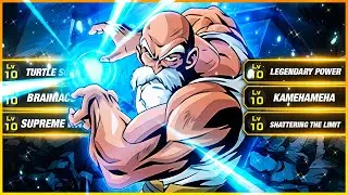 THE BEST F2P LR IN DOKKAN? LEVEL 10 LINKS 100% RAINBOW STAR LR MASTER ROSHI! (DBZ: Dokkan Battle)