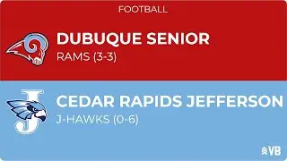 Jefferson Vs. Dubuque Senior - Varsity Football