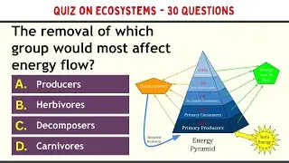 Quiz on Ecosystems | 30 MCQs | Environmental Science Questions for School Quiz Competitions | June 5