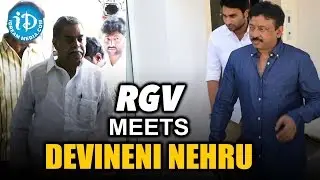 Ram Gopal Varma Meets Devineni Nehru In Vijayawada