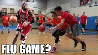 Michael Jordan Flu Game!? 5 On 5 Rec Basketball Game #4
