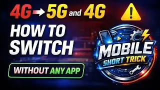  How  to switch  4G TO 5G  Problem solve slow data   CODE=*#*#4636#*#*