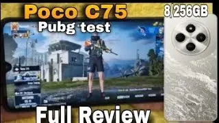 REDMi POCO C75 PUBG TEST🔥 Ultimate FPS, Graphics & gaming zone