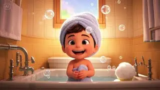 Splish, Splash, A Rainbow Bath | Fun Water Rhyme for Kids | Nursery Rhymes & Songs for Children