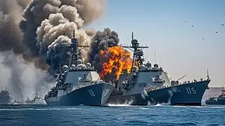 Today, a US aircraft carrier carrying 200 fighter jets was destroyed by Russian Ka 52 helicopters