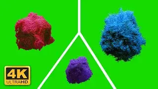 3D element Animation Green screen effect (4K)