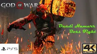 GOD OF WAR (GOW) Daudi Hamarr Boss Fight - 4K HD