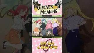 The Meaning Behind Bocchi Changing Her Guitar #shorts #bocchi #anime #analysis