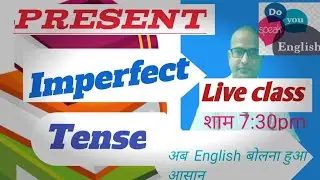 present imperfect tense