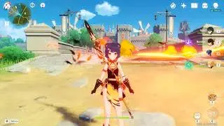 How to killing Timmy's pigeons with a xiangling elemental burst  | Genshin Impact