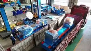 The welding roller frame is dispatched for loading