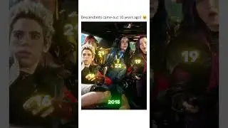 Descendants Cast Age Then and Now 🥹 #fyp #emotional #descendants #shorts