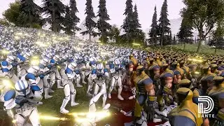 20.000 Clone vs 20.000 Wolverines- Ultimate Epic Battle Simulator 2- UEBS 2