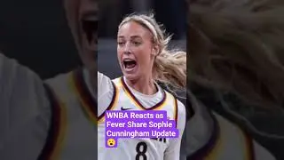 WNBA Reacts as Fever Share Sophie Cunningham Update 😮.