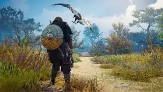 Assassin's Creed Valhalla Cinematic Brutal Combat and Stealth Kills Spartan Shield Showcase Gameplay