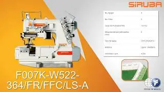 M&aacute;quina collaretera para insertar el&aacute;stico marca SIRUBA